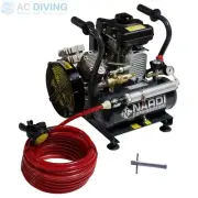Nardi Diving Hookah / Compressor. Extreme Petrol with Hose & Regulator 380lpm