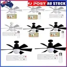 Ceiling Fan Lights with Remote Dimmable LED Light Fans for Living Room Bedroom