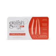 Gelish Soft Gel Tips Box Nail False Fake Long Stiletto Point Pointing - 550pcs