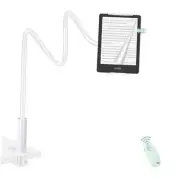 Gooseneck Tablet Holder for Kindle with Remote Page Turner, Lazy Arm Green