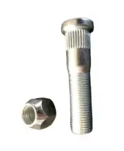 7k-8k trailer hub Wheel Stud 9/16" x 2-3/4" for 8k Drums & 9/16" Lug Nut Bolt