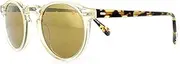 [OLIVER PEOPLES] 5217 1485W4 Buff Dark Brown Tortoise Gregory Peck Sun Round Sung