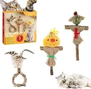 Catnip Toys, Cat Toy for Indoor Cats, Cat nip Snack for Teeth Cleaning, Kitten Chew Treats