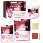 Hand Replicas Molding Kits Hand Casting Clone Powder Set for Couples Memory Gift