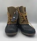 Sorel Mens Cheyanne II Lace Duck Boot Size 11 Chipmunk/Black NEW With Tags