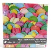 BunMo Mouthwatering Macaroons 1000 Pc Jigsaw Puzzle NEW Desserts French Pastry