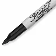 Sharpie Twin Tip Permanent Markers Fine Ultra-Fine Points Black 2 Count