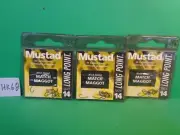 Mustad Long Point Match Maggot Hooks, Size 14, #LP100, 3Pks/30 Total Hooks (New)
