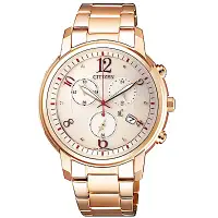在飛比找Yahoo奇摩購物中心優惠-CITIZEN XC甜美迎人光動能時尚腕錶/FB1433-5