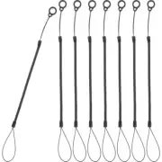 8 Pcs Anti-lost Rope for Stylus Retractable Tablet Pen Loop Coiled Strap