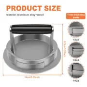 Hamburger Press Patty Maker 5.5 Inch Round Burger Press Adjustable AU+