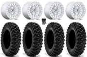 Fuel Rincon Bdlk 15" Wheels Mh 30" Warrior XT Tires Polaris RZR XP 1K / PRO XP