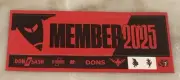 Essendon 2025 Member Sticker Essendon Bombers Member