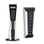 USB Hub for PS5 Console - High-Speed USB Port Extender for PS5 Accessories