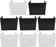 COMPUKAS 8PCS Desk Privacy Folders Plastic Desk Dividers for Students Privacy Shield for Classroom Office Use Reliable Workspace Separation