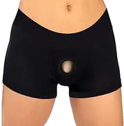 [hilariouslove] Strap on Underwear Harness, Strapless Strapon Harness Panties Boxers Brief for Women Couples