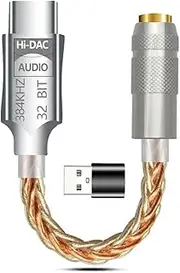 IsMwav USB C to 3.5mm Earphone Amplifier Headphone Amp ALC5686 HiFi Digital Audio Decoder AUX Audio Cable Adapter Converter