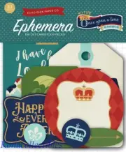 Echo Park Once Upon A Time Prince Ephemera 33 pcs New! Knight, Castle, Sword,