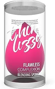 [Thin Lizzy] Makeup Blending Sponge, Soft Latex-Free Foam, For Liquid, Cream and Powder, Full Coverage, Pink