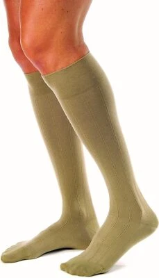 JOBST 113108 Medical Sock with Closed Toe, Knee High, Small, 15-20mmHg, Khak