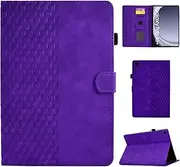 [AsWant] Case Samsung Galaxy Tab A9+ 2023 Cover with Support/Wallet Function Cover for Galaxy Tab A9 Plus SM-X210/SM-X215/SM-X216B (Purple)