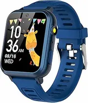 Kids Smart Watch for Boys Girls,Child Smartwatches with 16 Games Music Player Camera Alarm Clock Calculator 12/24 hr Touch Screen for Kids Age 4-12 Birthday Educational Learning Toys