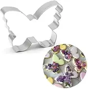 AEGYPIUS Butterfly Cookie Cutter, 2.4 x 2.6 In Bow Cookie Cutter Butterfly Cookie Cutters, Butterfly Cutter Butterfly Sandwich Cutter Butterfly Cookies Fairy Cookie Cutter for DIY Cakes Fondant Baking