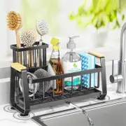 Sponge Holder for Kitchen Sink with Non-Slip Suction Cup,Self-Draining Soap S...
