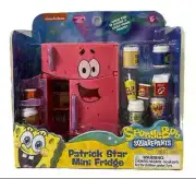 SpongeBob Squarepants Patrick Star Mini Fridge Toy & SpongeBob Foods Nickelodeon