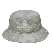 A Bathing Ape ВАРЕ ALPHA INDUSTRIES Military Hat OLIVEDRAB APE Head CAMO Japan