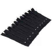 YZSIFRM Bulk Nylon Zippers for Sewing 10 Pcs 12 inch Purses Zipper - Black Zi...
