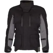 Solitude D3O Black Grey Textile Motorcycle Jacket