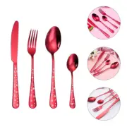 Spoons Teaspoons Silverware Christmas Silverwares Gold Flatware