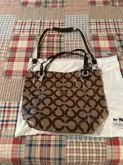 Coach Synthetic Brown Tote Bag/Handbag Hybrid NWT