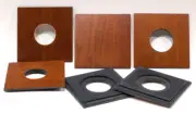 1 LENS BOARD type A 3.25x3.25" for GRAFLEX Telescopic or Early 3.25x5.5" plywood