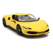 Maisto 1:18 Scale Car Model Ferrari 296 GTB Yellow Metallic Diecast Plastic Part