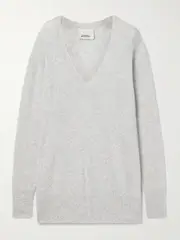 [Isabel Marant] Isabel Marant - Larana Knitted Sweater - Light gray - FR 36 FR 36 Gray