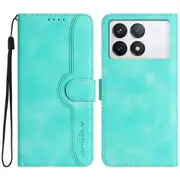 YX0030 For Xiaomi Redmi K70 5G/ K70 Pro 5G Leather Case Smile Pattern Wallet Flip Cover