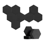 8 Pack Self-Adhesive Hexagonal Acoustic Panel,Sound Absorbing Panel for6433