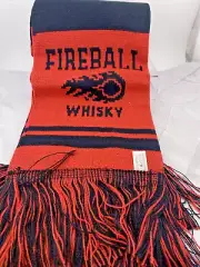 New Fireball Whisky Dragon Logo Scarf Red & Black official merchandise NIP