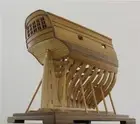 1:128 UK Royal Navy DRUID Section Wooden Ship Model Kit Stern Section Tail Ship