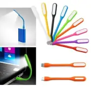LOT OF 3 PORTABLE FLEXIBLE MINI LED NIGHT READING LAMP,LIGHT FOR USB CONNECTION