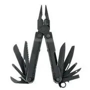 LEATHERMAN Rebar Lightweight Black Oxide Multi-Tool 189g 420HC S/S Blades with MOLLE Black Sheath YL831562