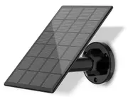 Elinz Solar Panel Only 3W Monocrystalline Cells Weatherproof for IPCAMBATTERYV2 Security Camera Power Supply