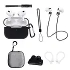 8 Pieces Silicone Earphone Case For Apple AirPods Pro 2 3rd Gen Shockproof Cover