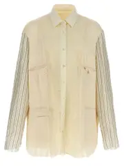 [Maison Margiela] Maison Margiela-Anonymity Of The Lining Camicie Beige-Uomo 50IT