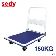 150kg Folding Platform Trolley Heavy Duty Hand Foldable Cart Industrial Home