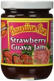 Hawaiian Sun Strawberry Guava Jam - Handpicked Fruits from the Islands, 10 oz.