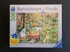 Ravensburger At The Dog Park Large Format 500pc Jigsaw Puzzle NEW FACTORY SEALED