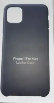 *BRAND NEW* Genuine Apple Leather Case for iPhone 11 Pro Max - Black